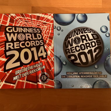 Libri Guinness World Records 2012 e 2014