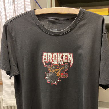 tshirt broken promises L