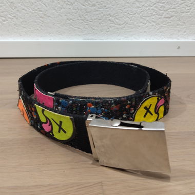 Unique colorful smiley belt