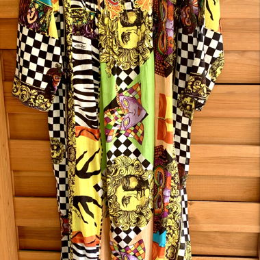 Baumwolle Sommerkleid knöchellang 40 