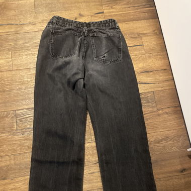 Straight Leg Jeans Schwarz