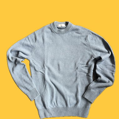 Light Blue Knit Sweater (Mango)