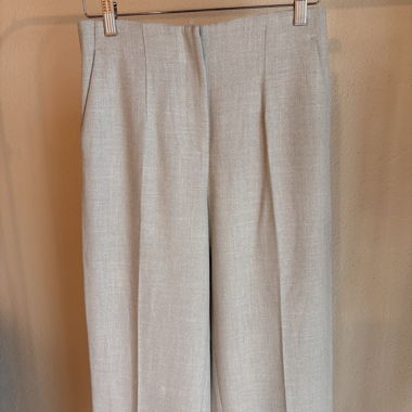 Pantaloni a pieghe H&M grigio chiaro