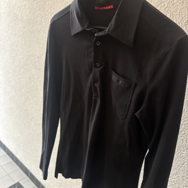 Prada Linea Rossa Black Long Sleeve