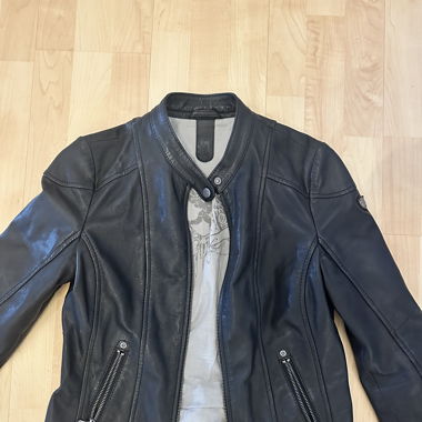 leather jacket - s