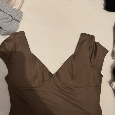 Top marron 