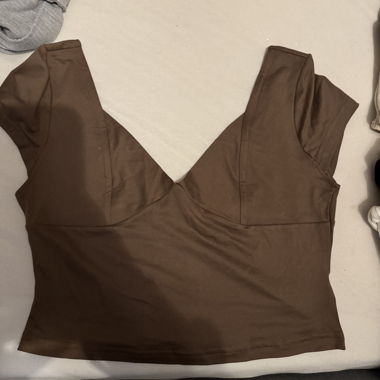 Top marron 