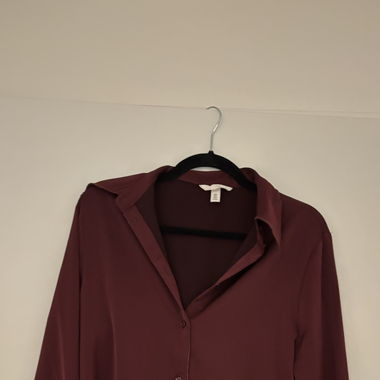 Chemise bordeau
