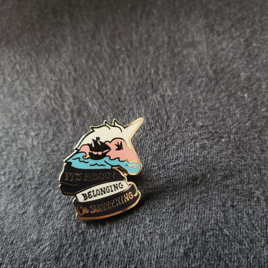 OUR FLAG MEANS DEATH - IZZY UNICORN PIN
