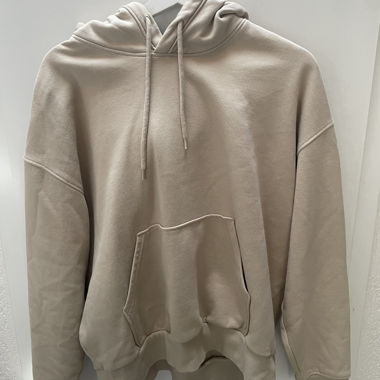 Hoodie beige Weekday