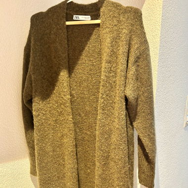 Strickjacke olive 