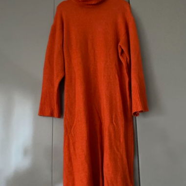 Vestito in maglia ZARA arancione, taglia S