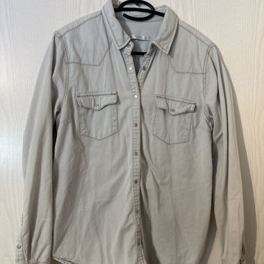 Denim shirt with chest pockets