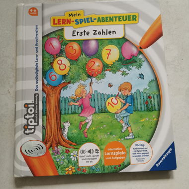 Tiptoi Book My Learning-Game Adventure First Numbers
