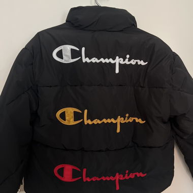 Champion Winterjacke mit Logo Bestickung