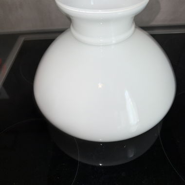 White ceramic lampshade