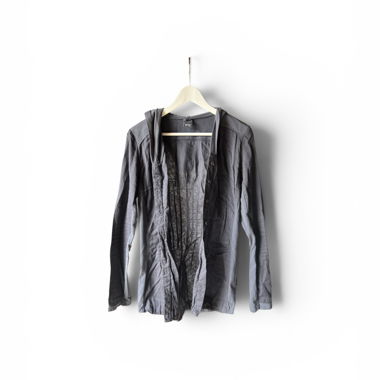 Veste à capuche grise