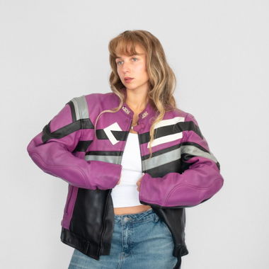 Vintage Biker Leather Jacket 