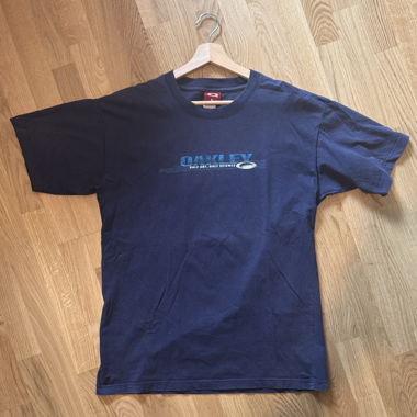 T-shirt vintage Oakley bleu marine