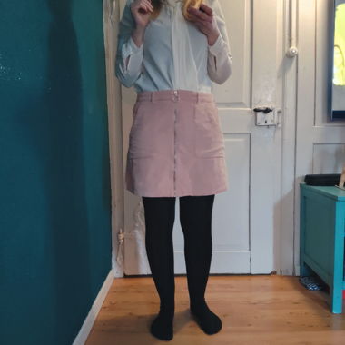 Pink skirt
