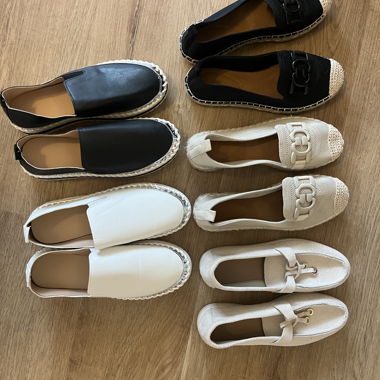 5 pairs of new shoes, size 36/37