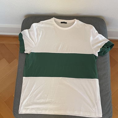 NEW LOOK T-SHIRT BIANCO & VERDE – TAGLIA L