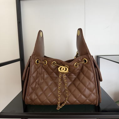 Borsa a Tracolla Trapuntata Marrone
