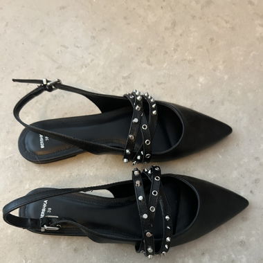 brand new black bershka sandals