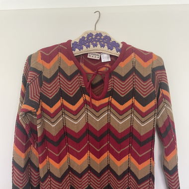 colourful knit