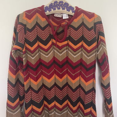 colourful knit