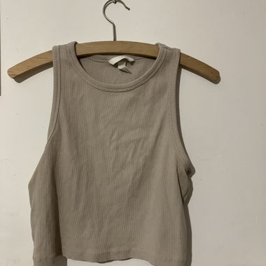 Crop top beige
