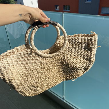 Borsa in paglia Gina Tricot