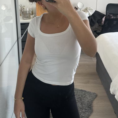 White Crop Top