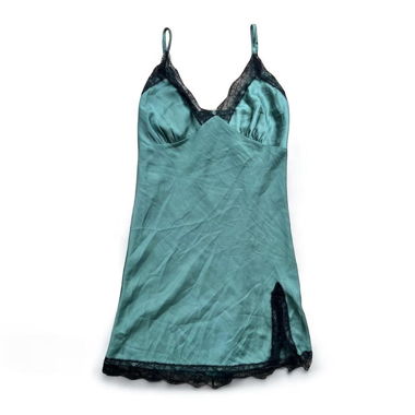 Blue babydoll lace top