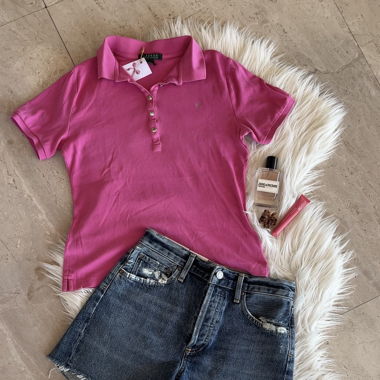 Pink Ralph Lauren Polo Shirt