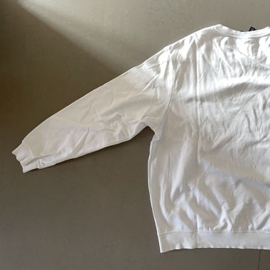 H&M Sweatshirt weiss