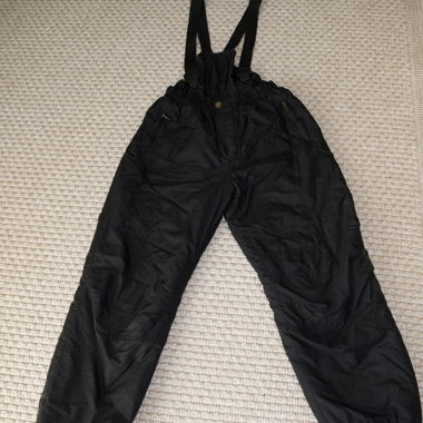 Pantalon de ski / Pantalon de ski noir à bretelles - L