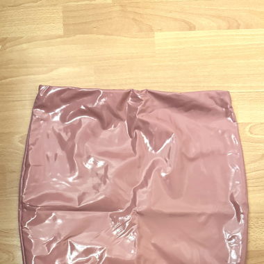Skirt Pink Latex Effect size M
