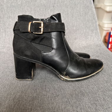 Black Heeled Boots