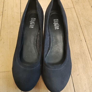 Chaussures à talon bloc
