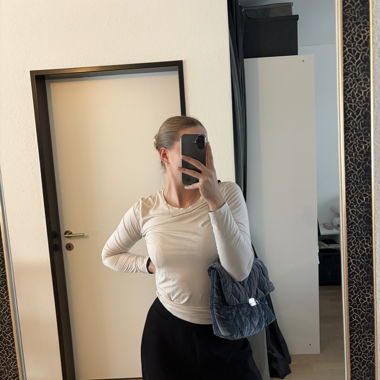 Borsa a tracolla trapuntata blu ZARA