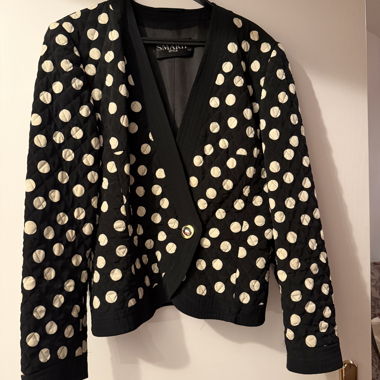 Veste vintage à pois