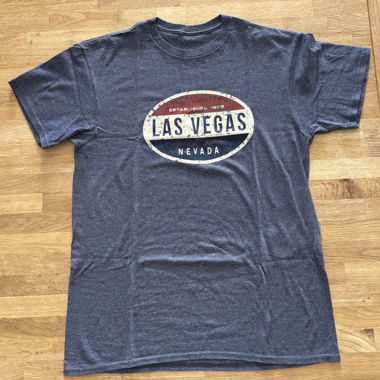 T-shirt Las Vegas bleu (M)
