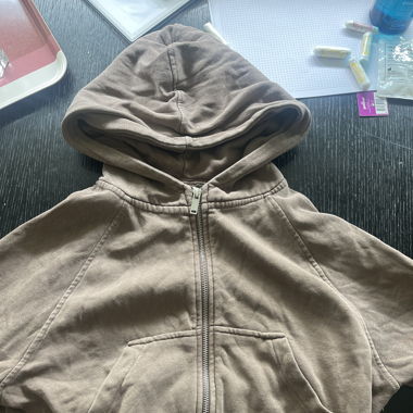 Braunes Trainerjacke