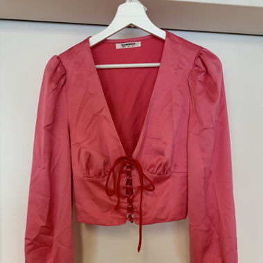 Schnür-Top in Pink