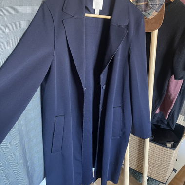 Manteau bleu foncé