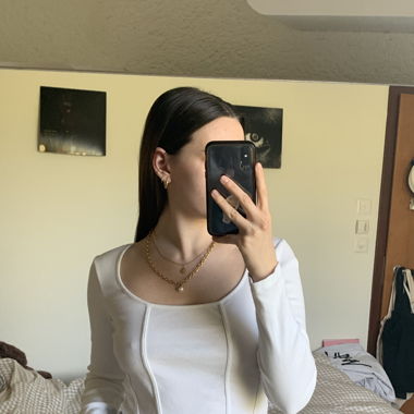 Pull blanc léger 
