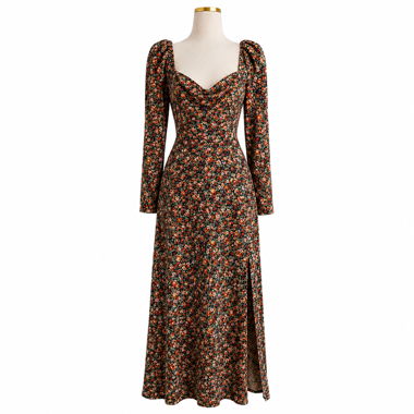 Zara Dress with Floral Pattern