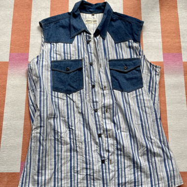Blouse vintage sans manche