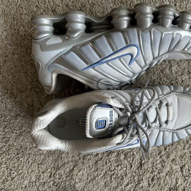 Nike Shox Silber/blau Gr. 40